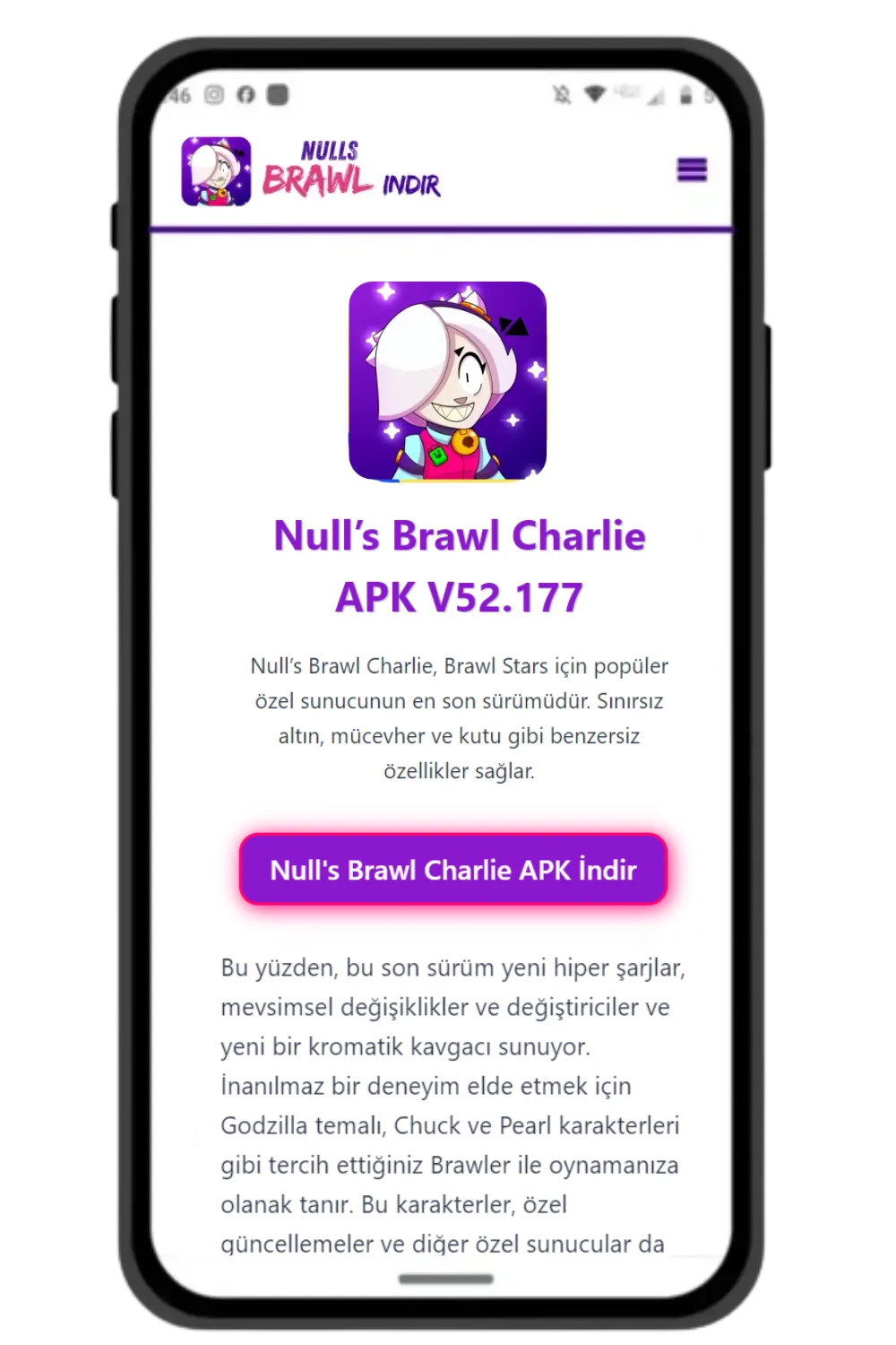 Yeni görünümlerle Nulls Brawl için Charlie sürümünü edinin