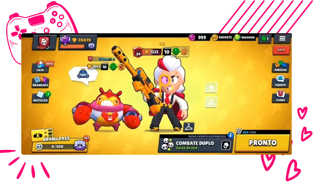 Nulls Brawl Belle Health and Attack hakkında bilgi alın