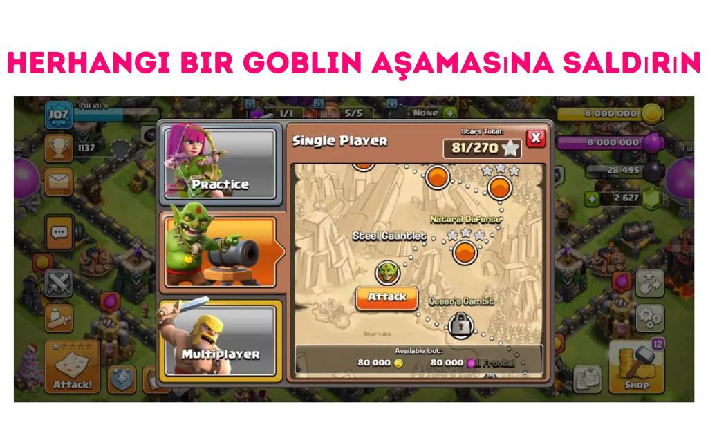 Herhangi Bir Goblin Aşamasına Saldırın