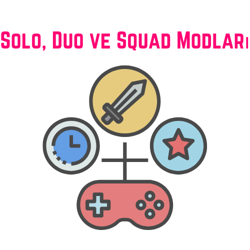 Solo, Duo ve Squad Modları
