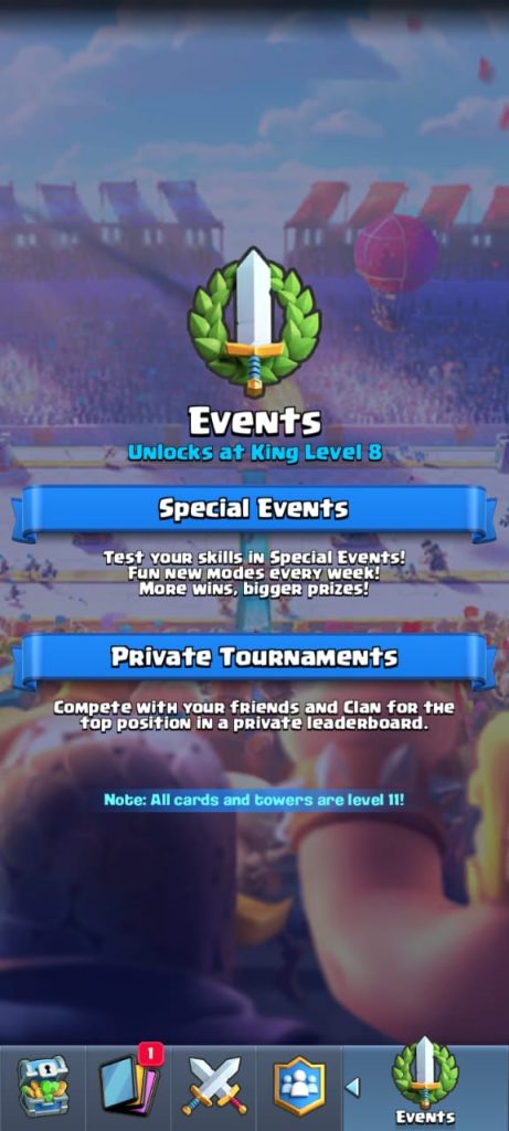 Null's Royale oyunundaki yeni kartlar ve etkinlikler