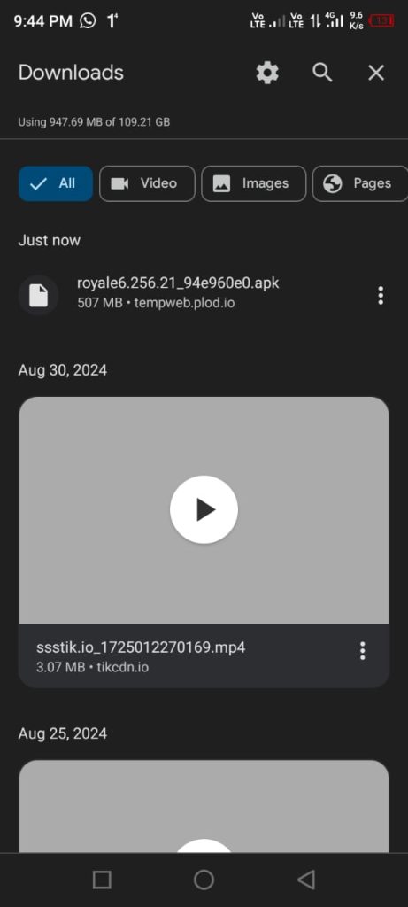 android'de null royale'i yükleyin
